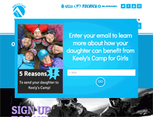 Tablet Screenshot of keelyscamp.com